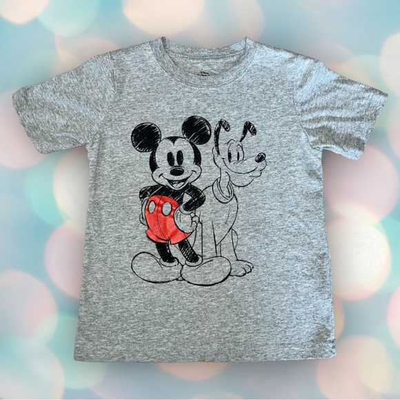 Disney Mickey & Pluto Toddler Boy’s Tee Shirt Top Size 4T
